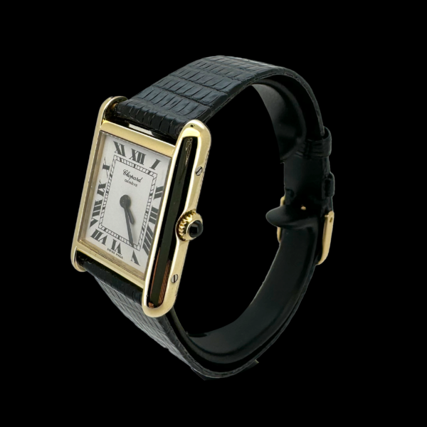 MONTRE CHOPARD TANK DE 1980 OR JAUNE 750 – Image 2