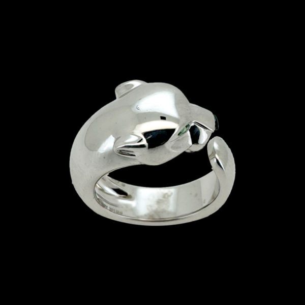 BAGUE CARTIER PANTHÈRE EN OR GRIS 750