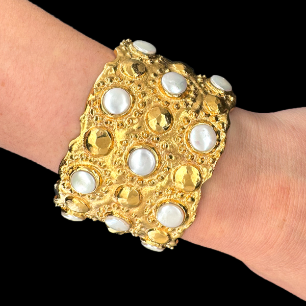 BRACELET CHANEL MANCHETTE VINTAGE – Image 3